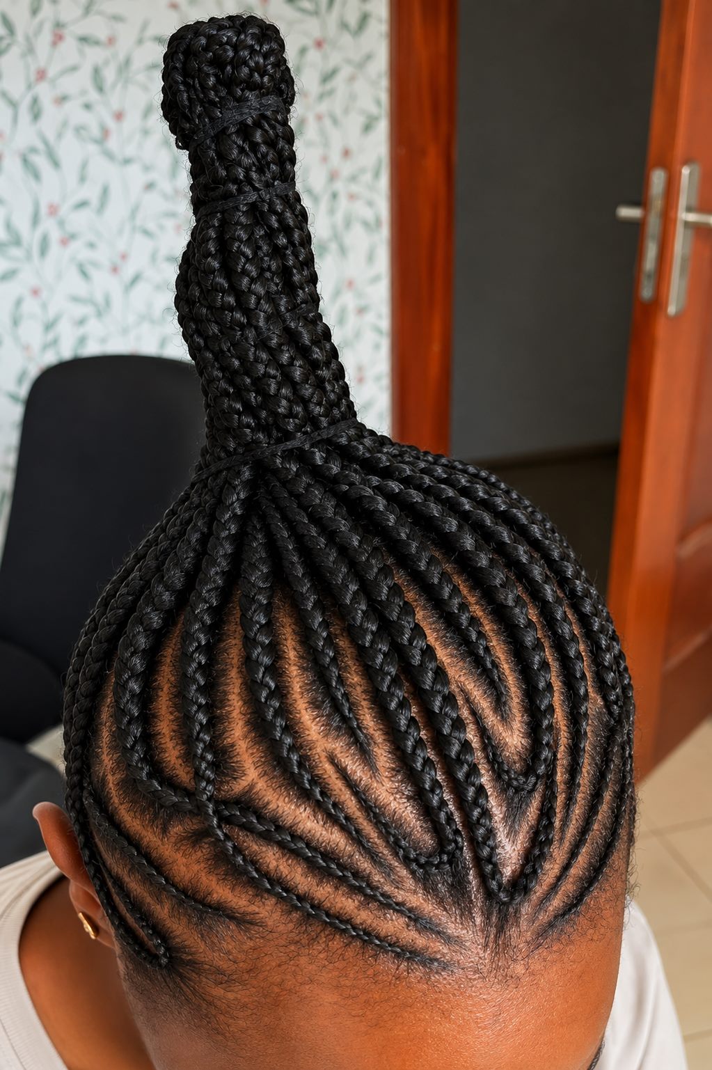 Detailed braided crown