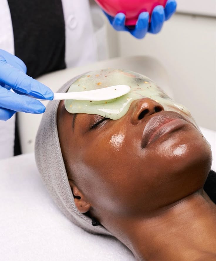 Facial mask treatment